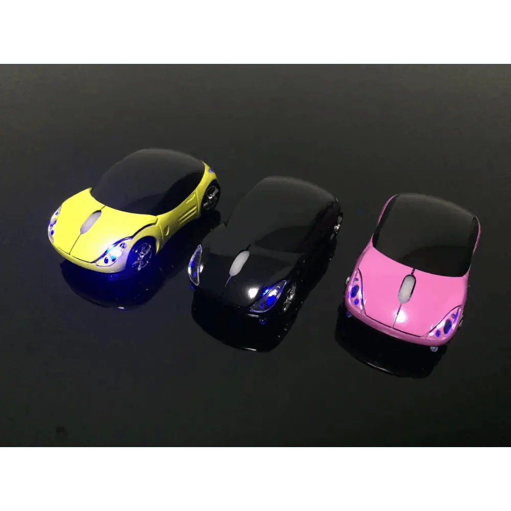 Sport Car Wireless Mouse - Ergonomic Optical Design