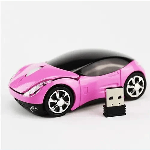 Sport Car Wireless Mouse - Ergonomic Optical Design