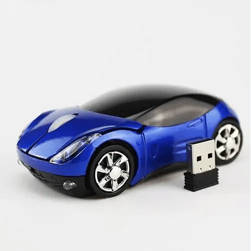 Sport Car Wireless Mouse - Ergonomic Optical Design