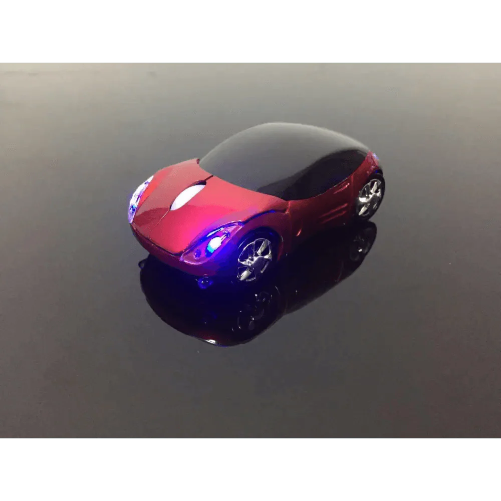 Sport Car Wireless Mouse - Ergonomic Optical Design