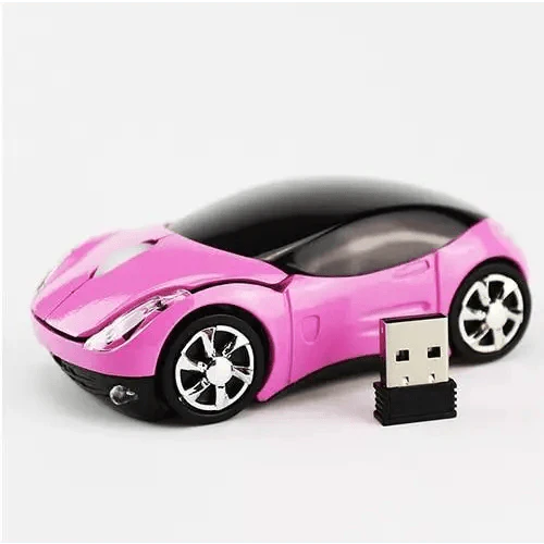 Sport Car Wireless Mouse - Ergonomic Optical Design