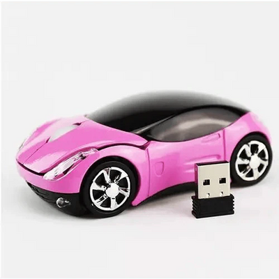 Sport Car Wireless Mouse - Ergonomic Optical Design