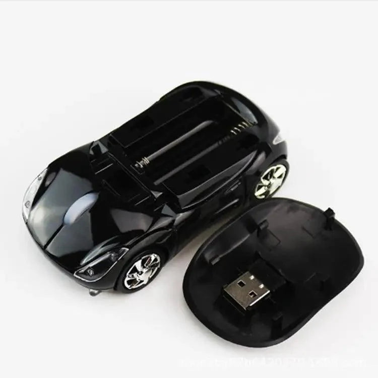 Sport Car Wireless Mouse - Ergonomic Optical Design