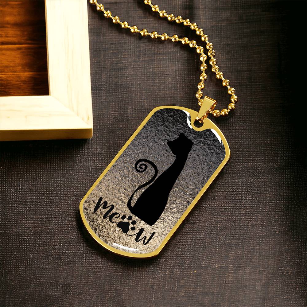Collar de Gato de Cobre Elegante