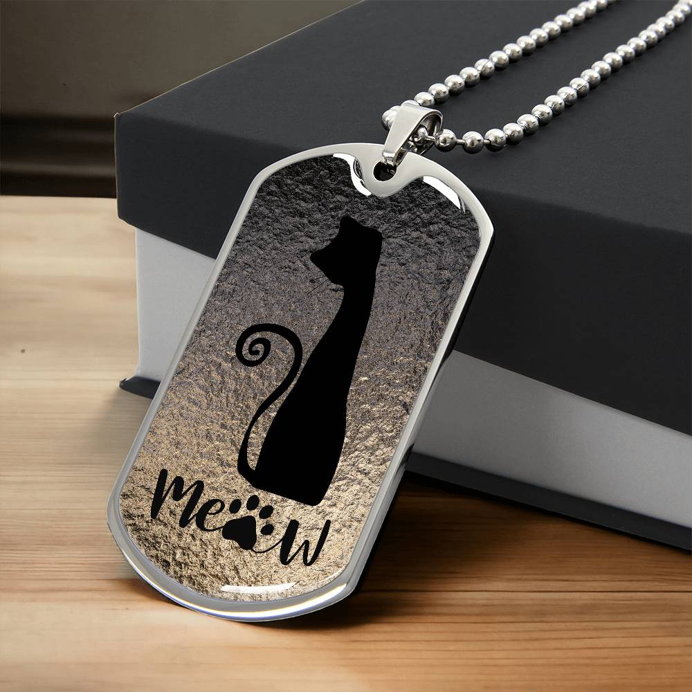 Collar de Gato de Cobre Elegante