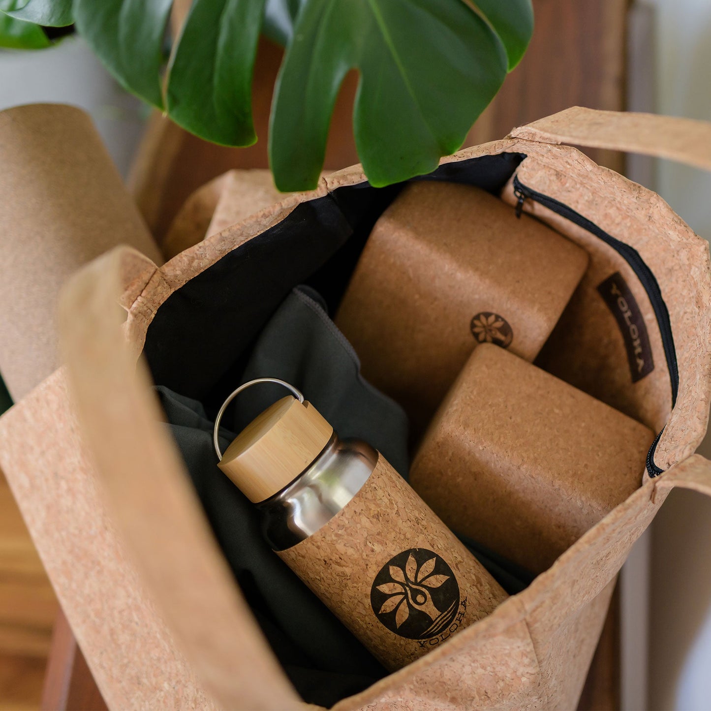 Eco-Friendly Cork Tote Bag for Yoga and Daily Use - Korvel