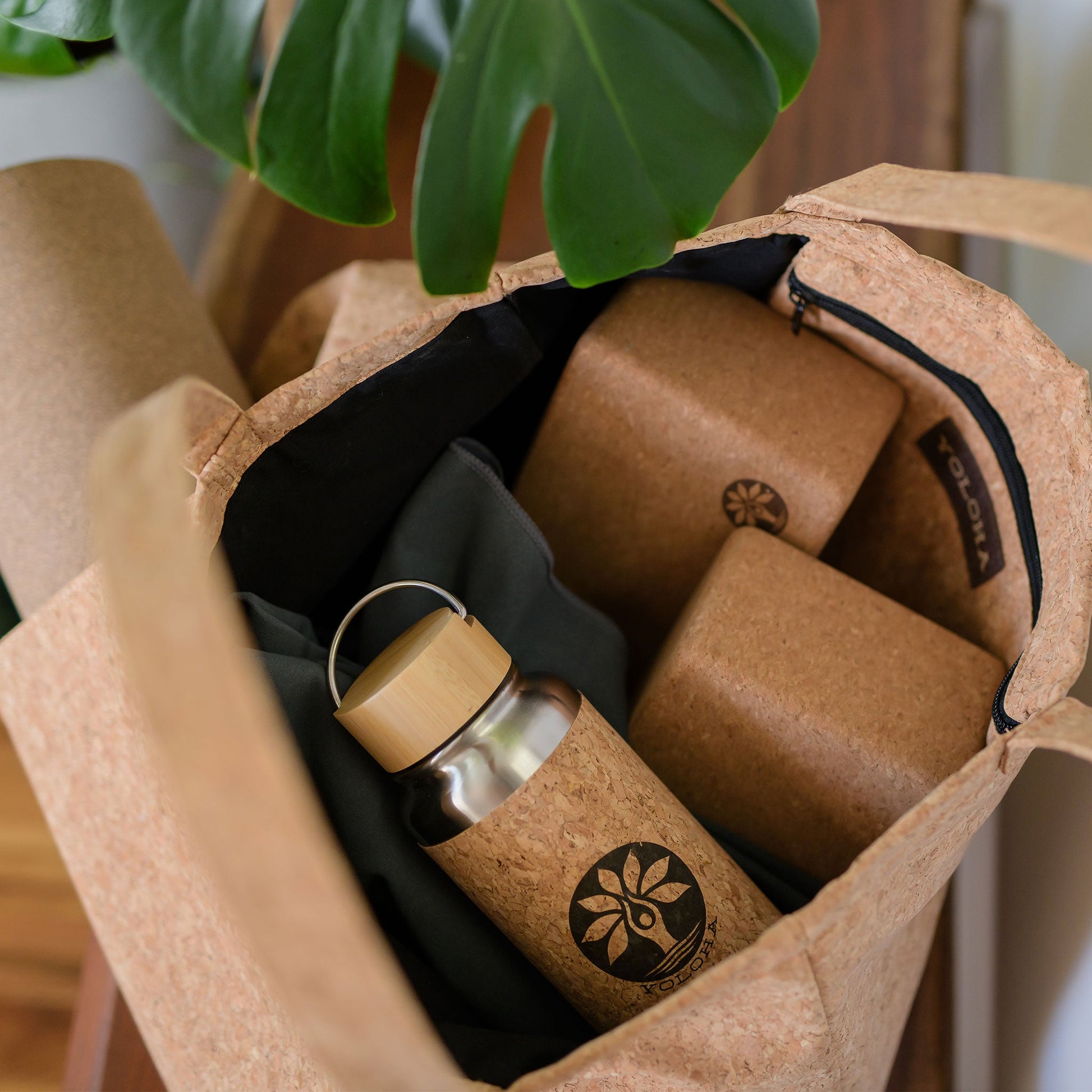 Eco-Friendly Cork Tote Bag for Yoga and Daily Use - Korvel