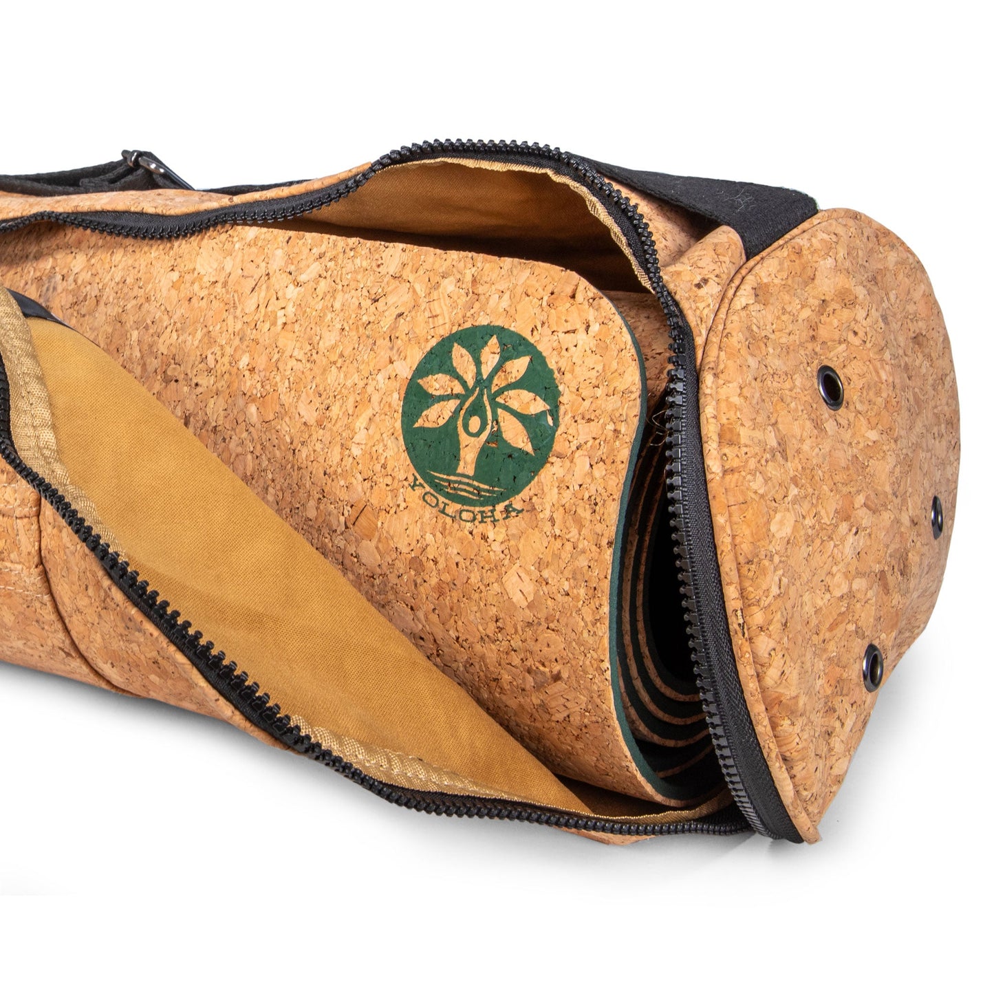 Eco-Friendly Cork Yoga Mat Carrier for Active Lifestyles - Korvel