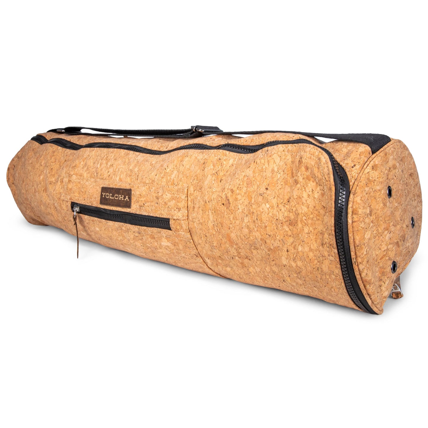 Eco-Friendly Cork Yoga Mat Carrier for Active Lifestyles - Korvel