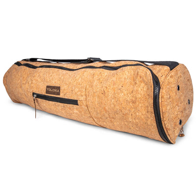 Eco-Friendly Cork Yoga Mat Carrier for Active Lifestyles - Korvel