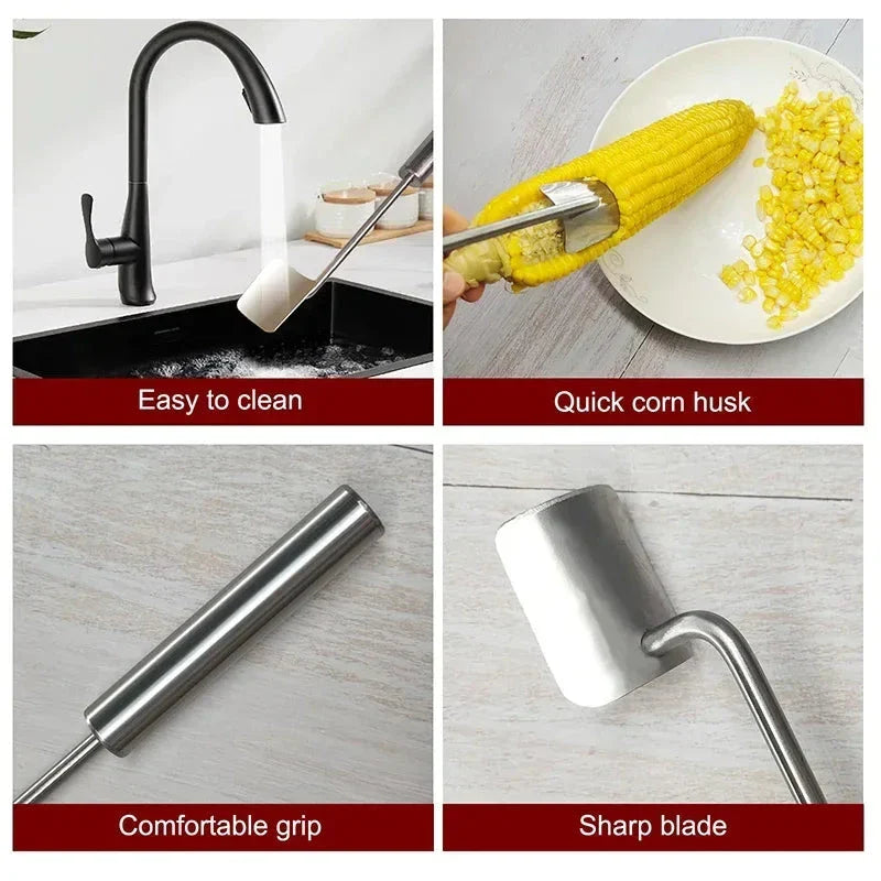 Premium Stainless Steel Corn Peeler