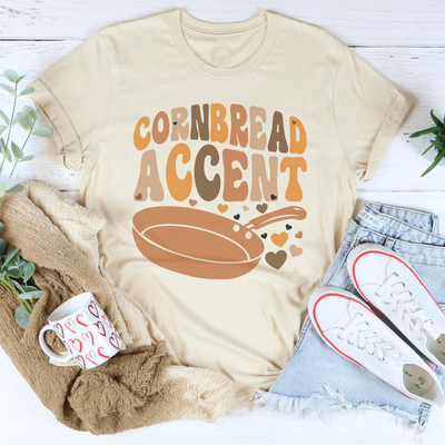 Camiseta con acento de pan de maíz