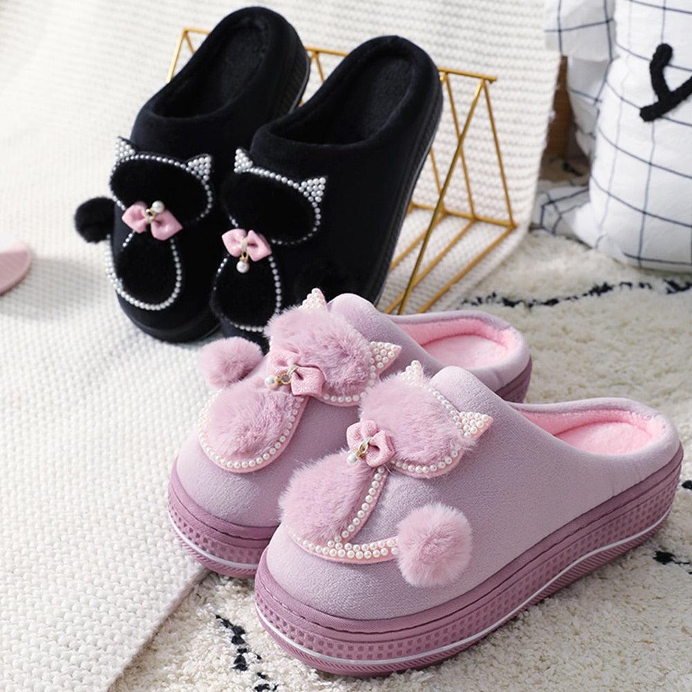 Cozy Cotton Women’s Slippers for Indoor Comfort