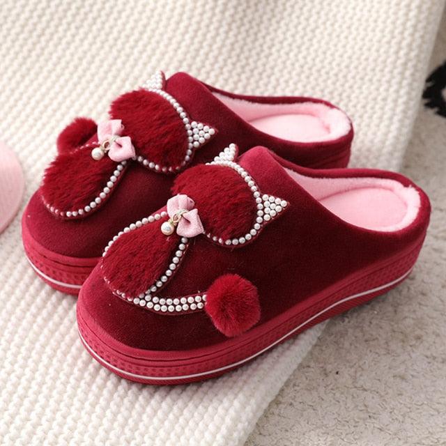 Cozy Cotton Women’s Slippers for Indoor Comfort