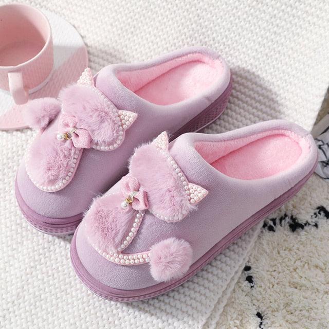 Cozy Cotton Women’s Slippers for Indoor Comfort
