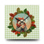 Country Autumn Kitty Acrylic Wall Clock