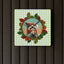 Country Autumn Kitty Acrylic Wall Clock