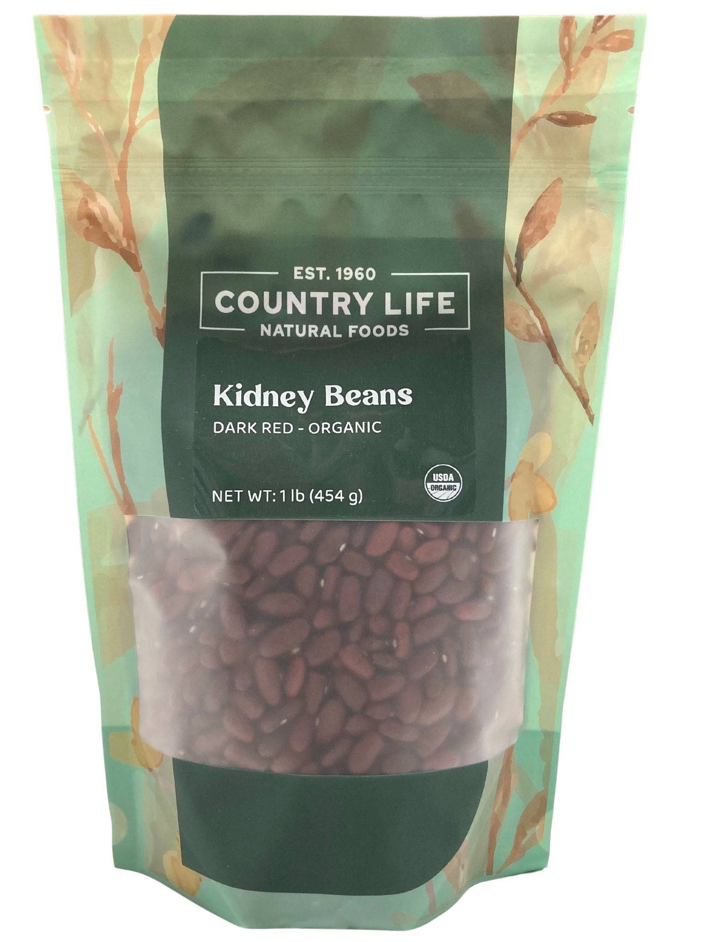Organic Dark Red Kidney Beans - Premium Quality