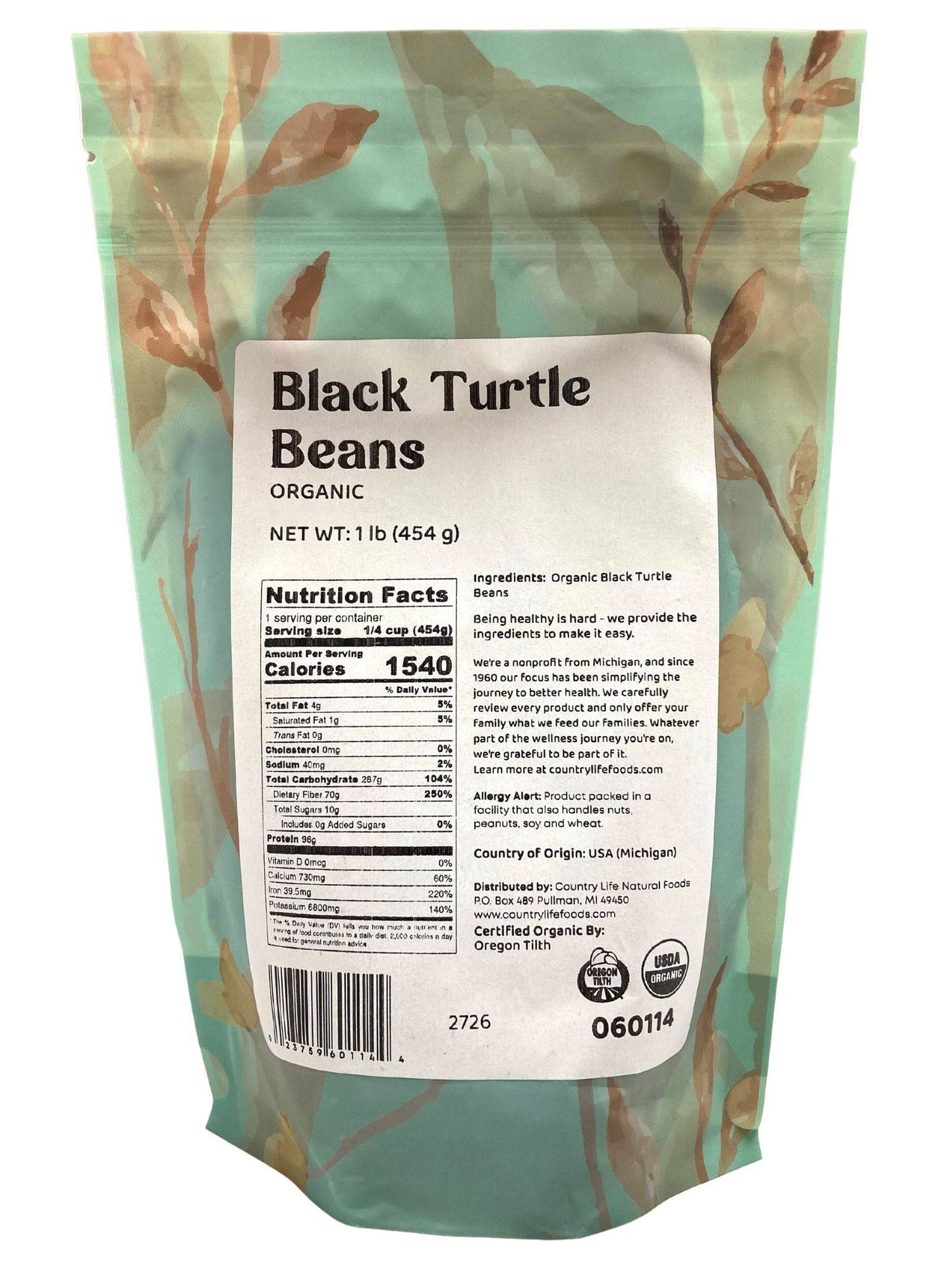 Organic Black Turtle Beans - Premium Quality Legumes