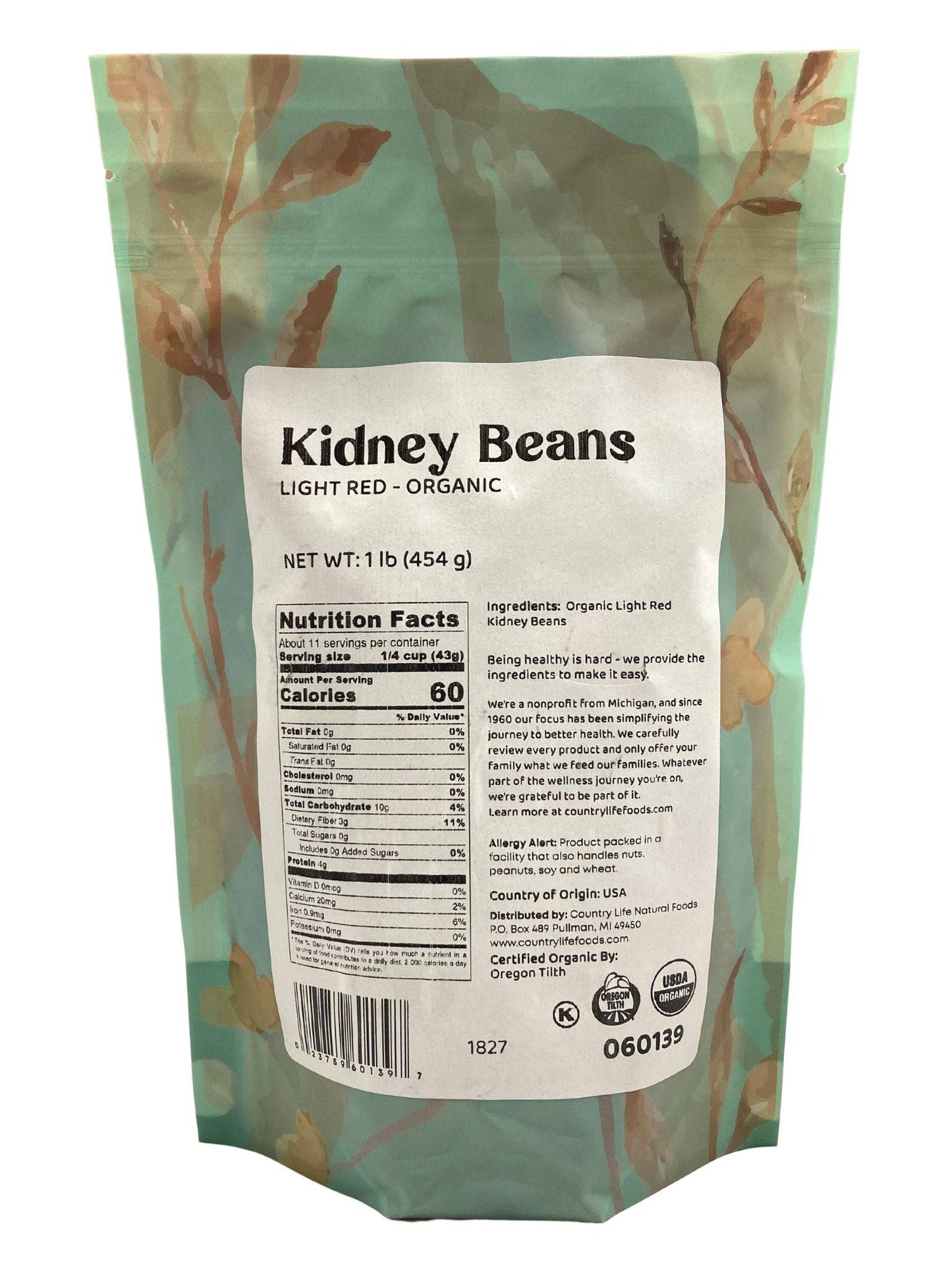 Organic Light Red Kidney Beans - Premium Quality