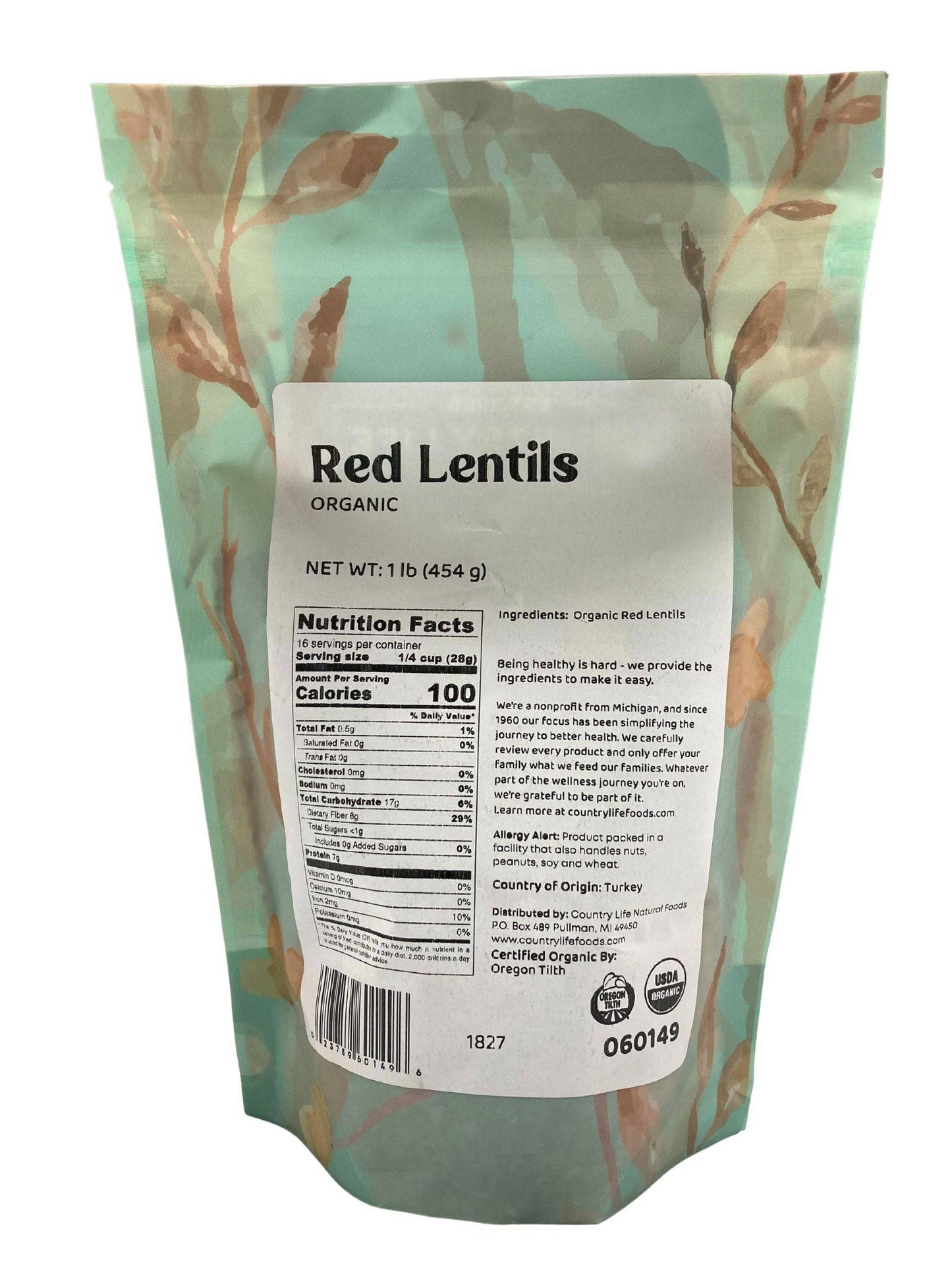 Organic Split Red Lentils - Nutritious & Versatile - Korvel