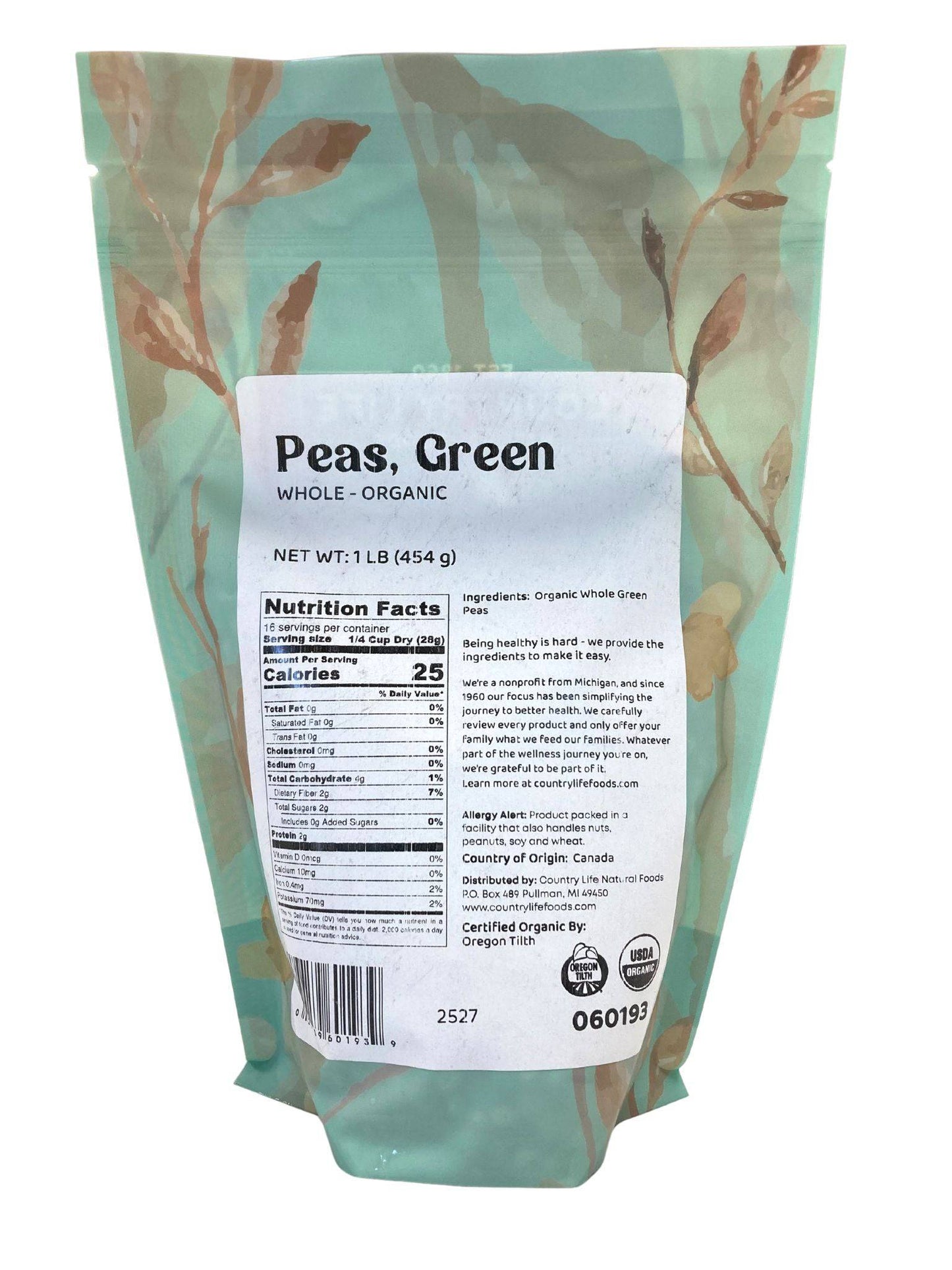 Guisantes Verdes Enteros Orgánicos - Calidad Premium