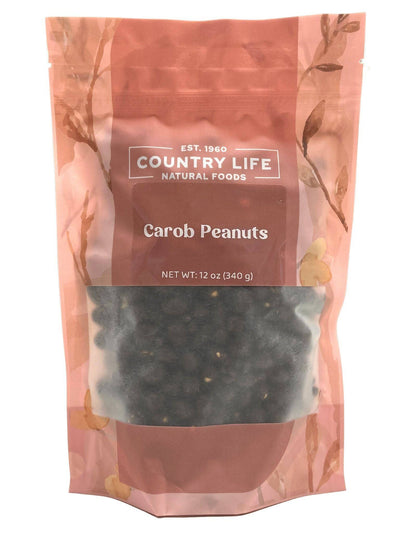 Carob-Coated Peanuts – Sweet Snack for Trail & Everyday Treating (12 oz, 5 lb) - Korvel