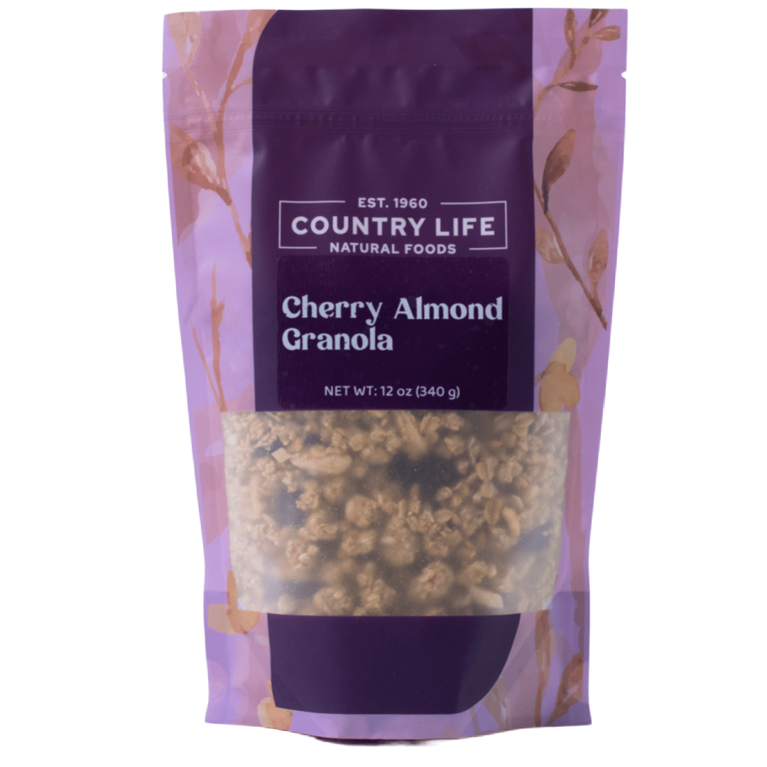 Granola aux cerises et aux amandes cuit lentement