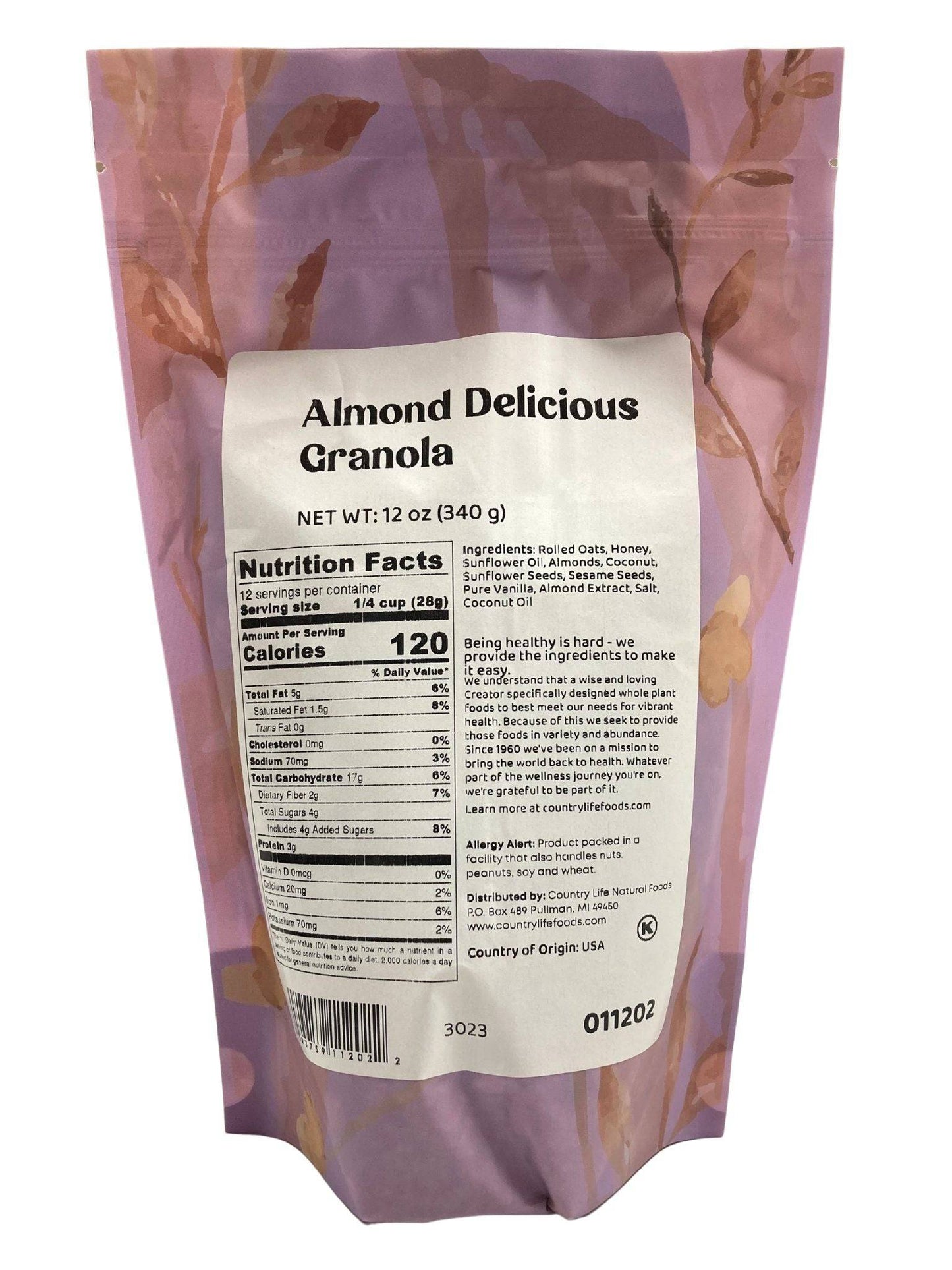 Granola aux Amandes Cuit Lentement
