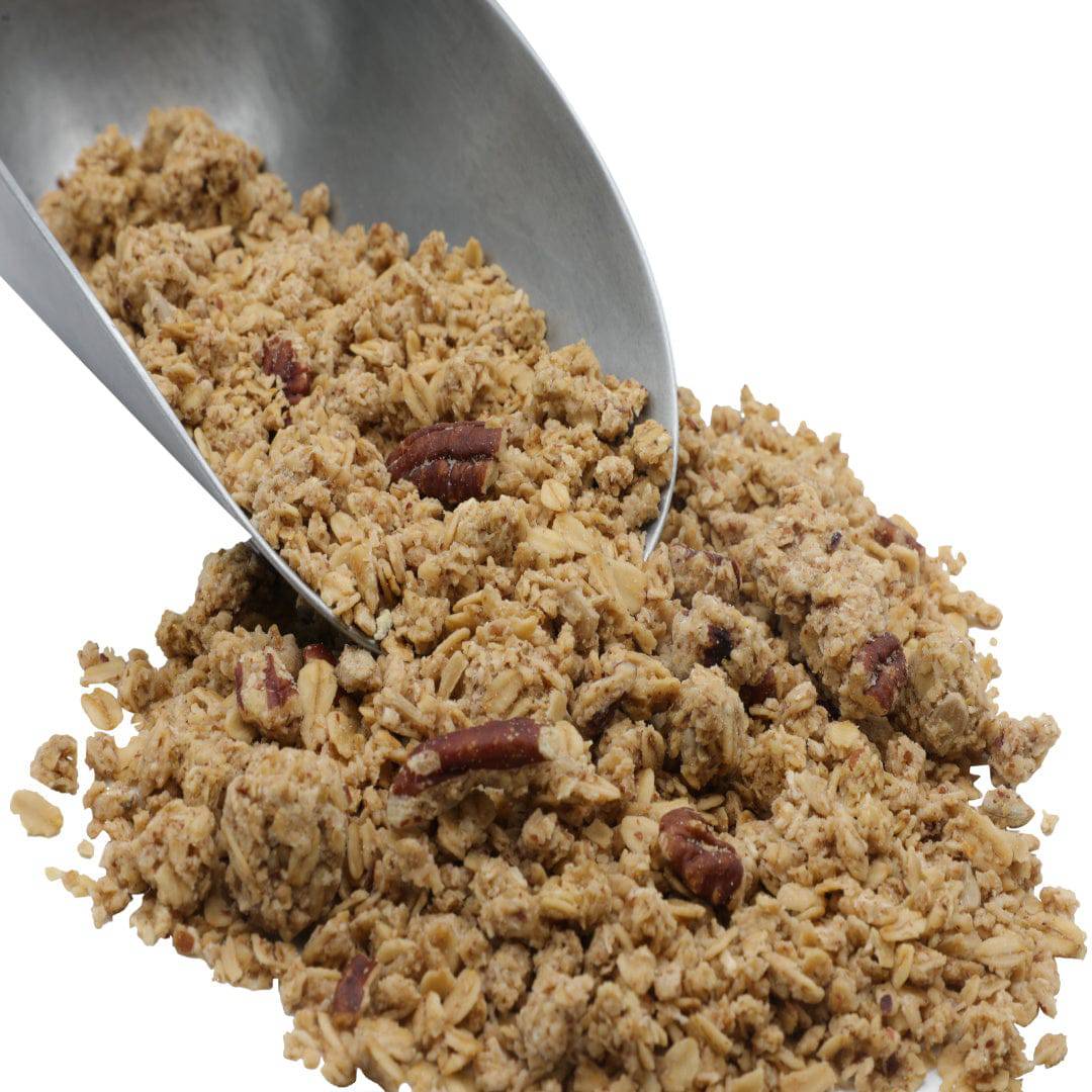 Granola de Pecan y Jarabe de Arce al Horno Lento