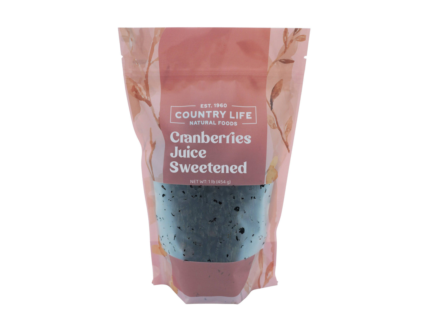 Cranberries Endulzadas con Jugo