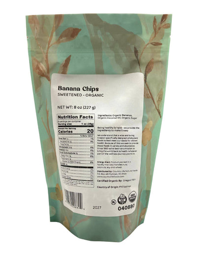 Organic Banana Chips – Sweet & Crunchy Snack