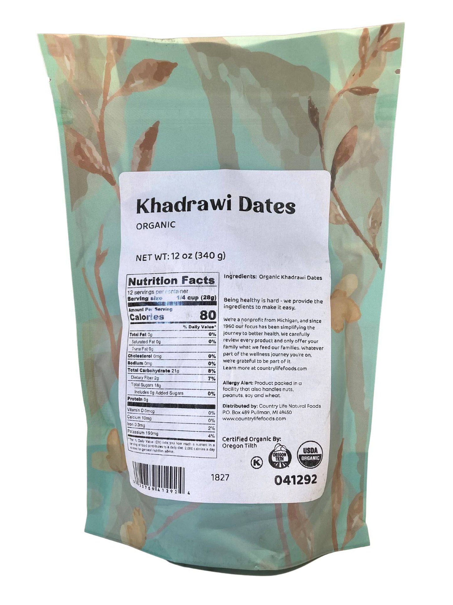 Organic Khadrawi Dates - Whole & Delicious