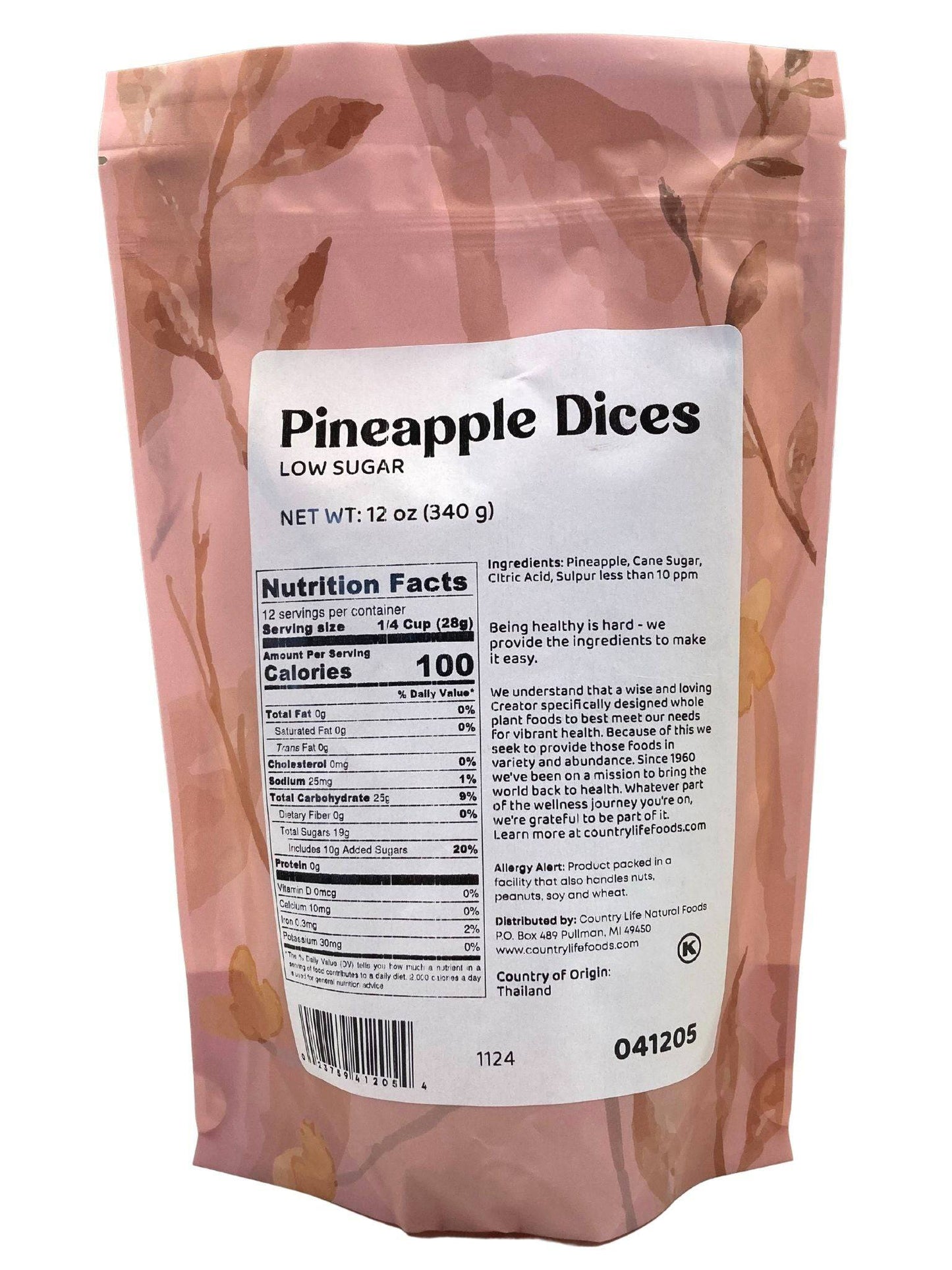 Premium Low Sugar Diced Pineapple
