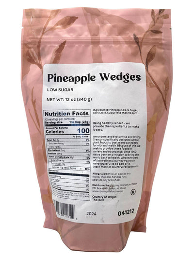 Tropical Pineapple Wedges & Tidbits - Low Sugar Delight - Korvel