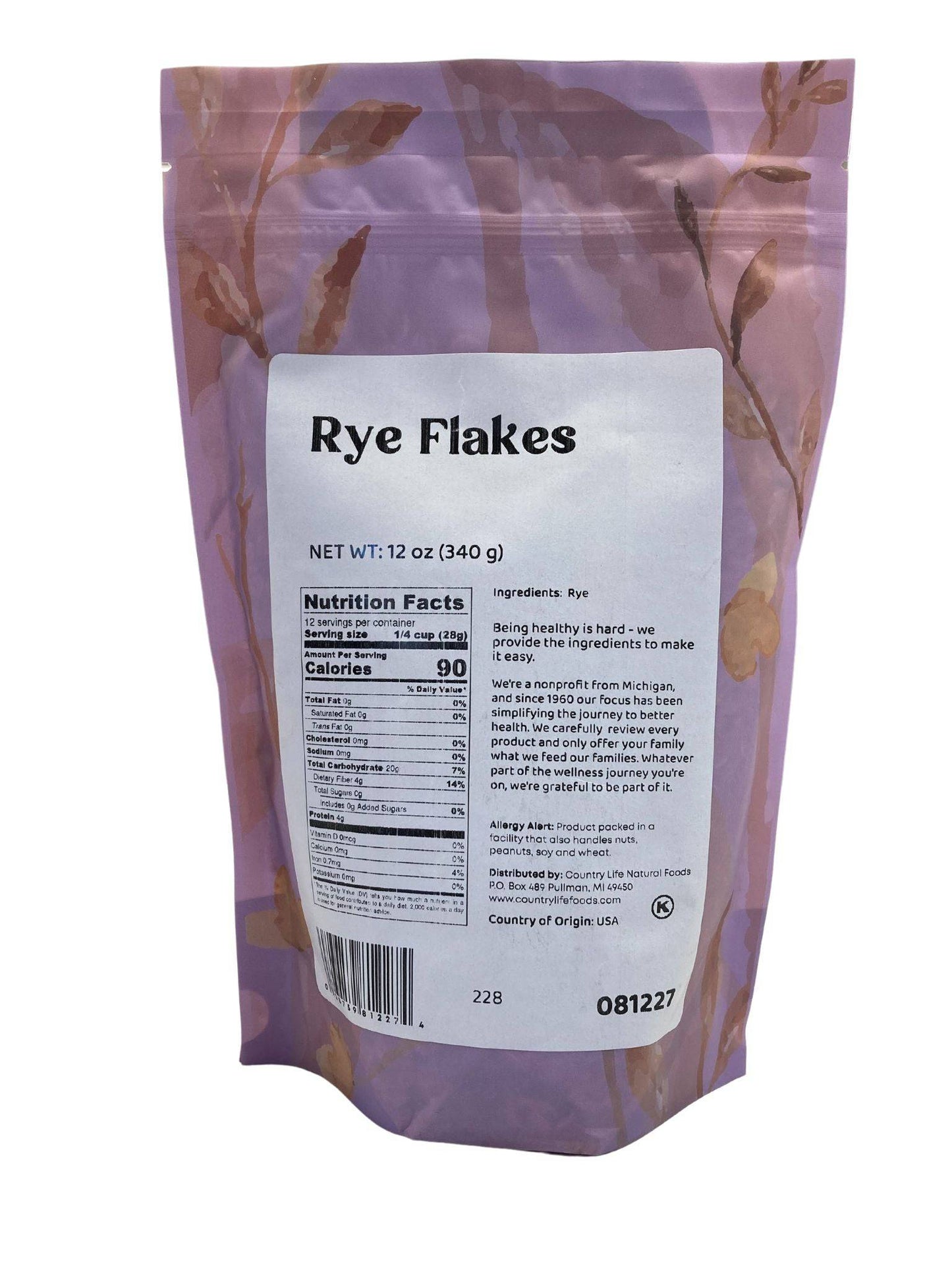 Crunchy Rye Flakes - A Wholesome Breakfast Option