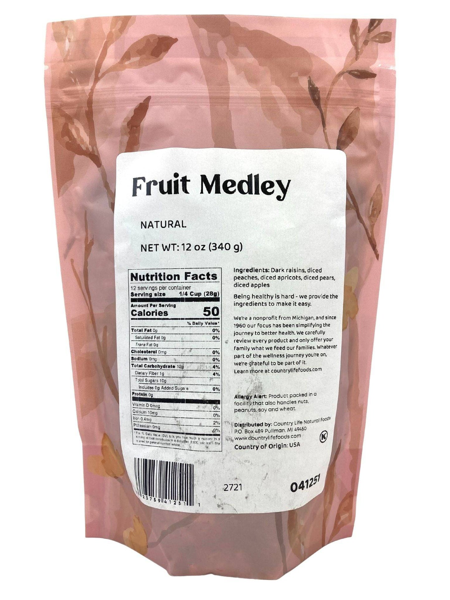 Natural Dried Fruit Medley - Premium Snack Mix