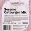 Nutritious Sesame Oatburger Mix - Vegan Delight - Korvel