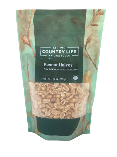 Organic Dry Roasted Peanuts, Unsalted - Snack Smart! - Korvel