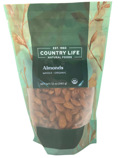 Organic Whole Almonds – Raw, Crunchy & Versatile | CLNF