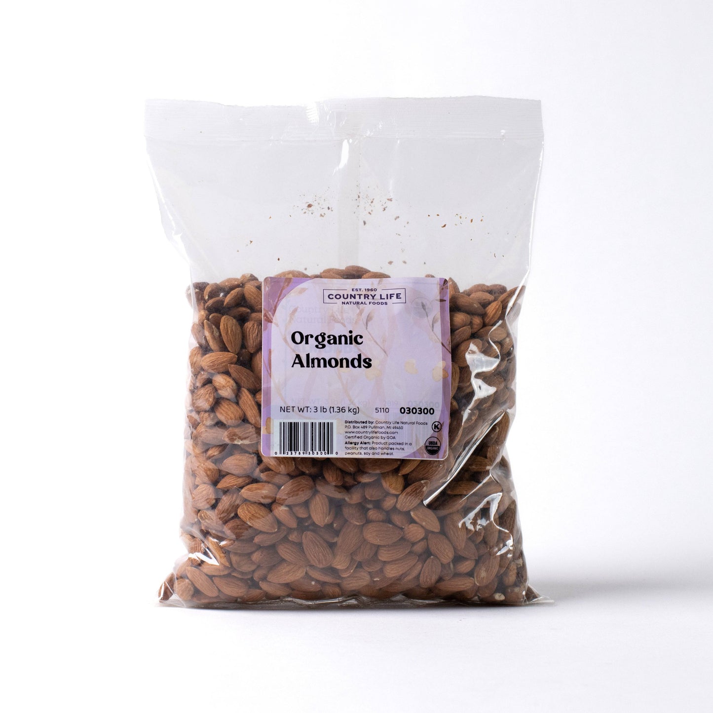 Organic Whole Almonds – Raw, Crunchy & Versatile | CLNF