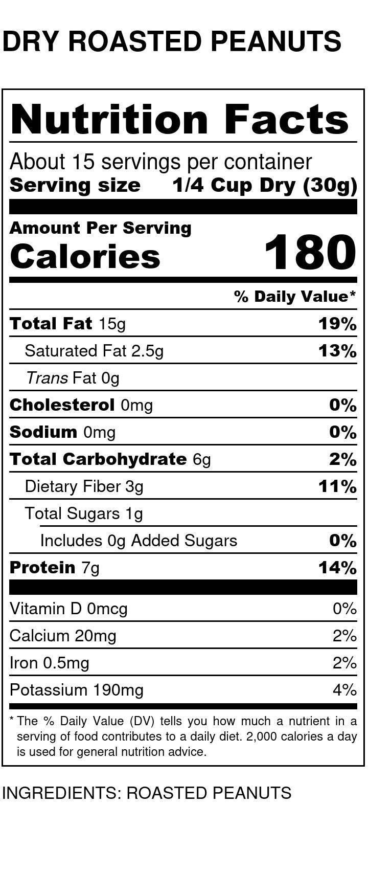 Organic Dry Roasted Peanuts, Unsalted - Snack Smart! - Korvel