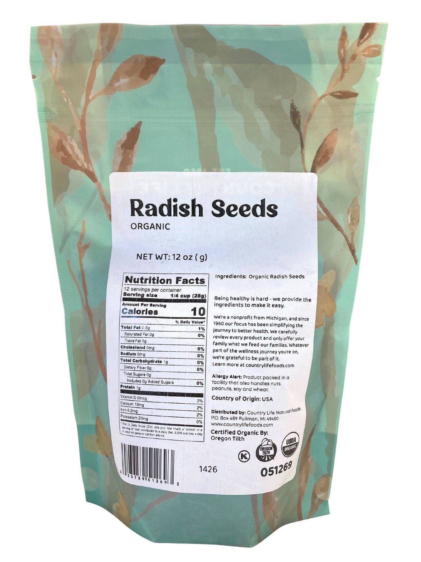 Premium Organic Radish Seeds for Gourmet Sprouts - Korvel