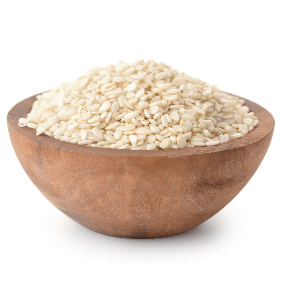 Organic Hulled White Sesame Seeds