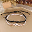 Bracelets en corde tressée ajustables pour couples