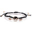 Bracelets en corde tressée ajustables pour couples