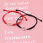 Bracelets Magnétiques pour Couples avec Charme Vagues de l'Océan