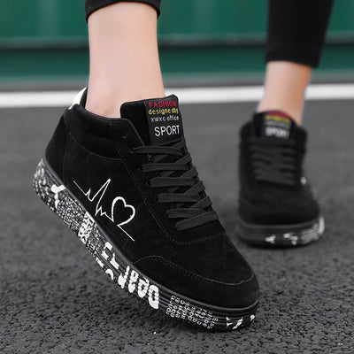 Couple's casual shoes Spring and Autumn new board shoes Men's trendy shoes Youth casual women's sports shoes Men - Korvel