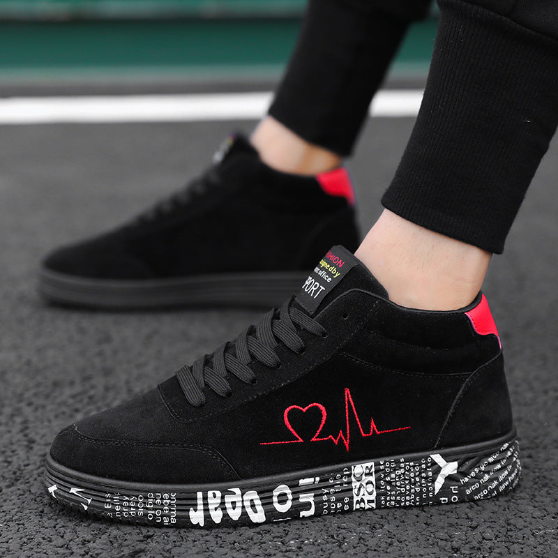 Couple's casual shoes Spring and Autumn new board shoes Men's trendy shoes Youth casual women's sports shoes Men - Korvel