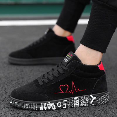 Couple's casual shoes Spring and Autumn new board shoes Men's trendy shoes Youth casual women's sports shoes Men - Korvel